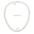 Nadčasový perlový náhrdelník 22040.1