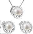 Souprava stříbrných šperků s perlou 29034.1