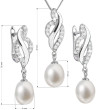 Set stříbrných perlových šperků 29021.1