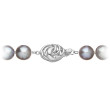 Luxusní perlový náhrdelník 822028.3/9265B grey