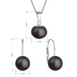 Sada šperků s černou říční perlou 29081.3 black