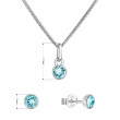 Souprava šperků s krystaly 39177.3 lt. turquoise