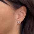 Luxusní perlové náušnice 821004.3 grey