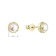 Luxusní perlové náušnice - pecky 91P00031