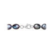 Luxusní perlový náhrdelník 822027.3/9260B peacock