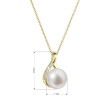 Zlatý náhrdelník s perlou 92PB00029