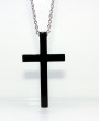 Ocelový náhrdelník kříž chirurgická ocel WJHC172-BK