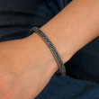 Náramek bangle z chirurgické oceli SE-1203