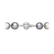 Luxusní perlový náhrdelník 822028.3/9272B grey