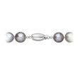 Luxusní perlový náhrdelník 822028.3/9271B grey