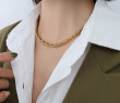 Dámský náhrdelník zlatý chirurgická ocel WJHN266