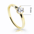 Zásnubní prsten se zirkonem zlato Z6485Y