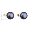 Luxusní perlové náušnice 921042.3