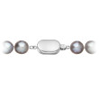 Luxusní perlový náhrdelník 822028.3/9269B grey