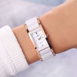 Bílé hodinky pro ženy Dugena Quadra Ceramica 4460590