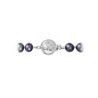 Luxusní perlový náhrdelník 822001.3/9270B dk.peacock