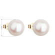 Luxusní perlové náušnice pecky 921043.1