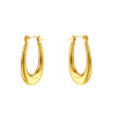 Zlaté náušnice z chirurgické oceli WJHE1103GD
