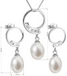 Souprava perlových šperků stříbro 29030.1