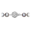 Luxusní perlový náhrdelník 822028.3/9264B grey