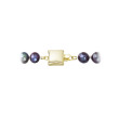 Luxusní perlový náhrdelník 922001.3/9268A dk.peacock