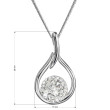 Elegantní náhrdelník 32075.1 bílá