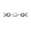 Luxusní perlový náhrdelník 822028.3/9268B grey