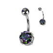 Piercing břicha titan se zirkony SETIN60ST-VM