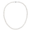Perlový náhrdelník z říčních perel se zapínáním z bílého zlata 822001.1/9272B bílý