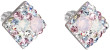 Náušnice pecky s kamínky Swarovski 31169.3 Růžová