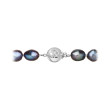 Luxusní perlový náhrdelník 822027.3/9270B peacock