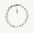 Stříbrný náramek srdíčka 313690002