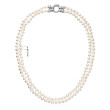Dvouřadový perlový náhrdelník 22036.1