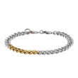 Bicolor ocelový náramek BSS1012