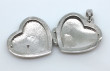 Stříbrný medailon srdce 304107