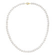 Perlový náhrdelník z říčních perel se zapínáním ze zlata 922001.1/9266A bílý