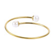 Náramek bangle s pozlacené oceli BSSG213