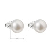 Náušnice s perlami vysoké kvality 21043.1