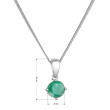 Elegantní náhrdelník 12080.3 emerald