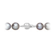 Luxusní perlový náhrdelník 822028.3/9266B grey