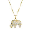 Slon - pozlacený náhrdelník OB16