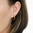 Minimalistické dámské náušnice z chirurgické oceli ESS731GD