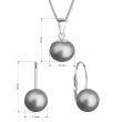 Set šperků s říční perlou 29081.3 grey