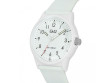 Bílé pánské hodinky Q&Q V00A-001VY
