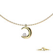 Ocelový náhrdelník pro ženy SESNP1570GD