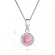 Elegantní náhrdelník s přívěskem 32083.1 lt.rose