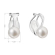 Stříbrné náušnice s perlou 21081.1