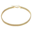 Stylový choker z chirurgické oceli zlatý NSS1041