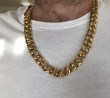 Pánský náhrdelník zlatý WJHN04-GD