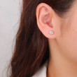 Stříbrné pozlacené náušnice se zirkony 3138030001